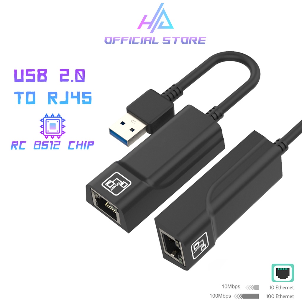 Usb to lan, USB to RJ45 có dây chuyển đổi từ cổng usb ra mạng, Hàng chính hãng
