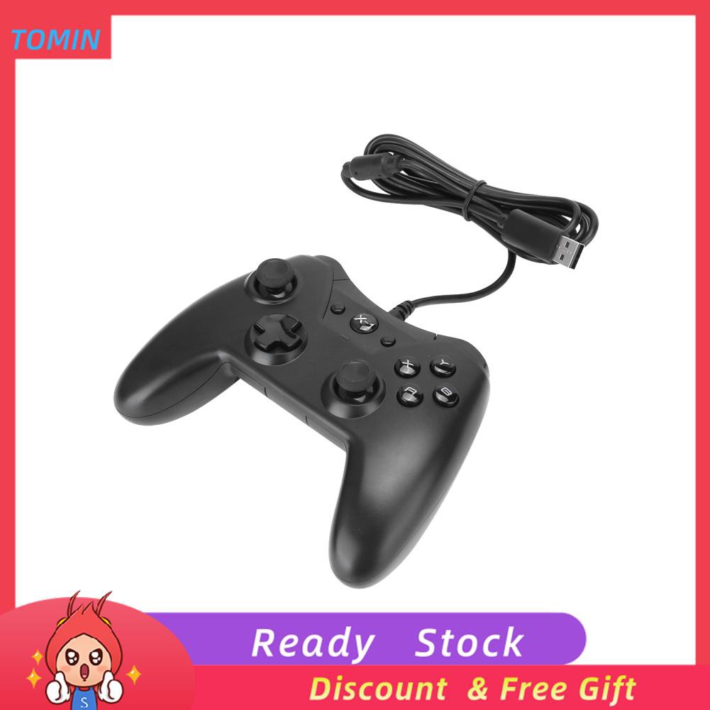 Tomin X‑1 Wired Gamepad Black Game Handle Connecting PC Using for Games Machine