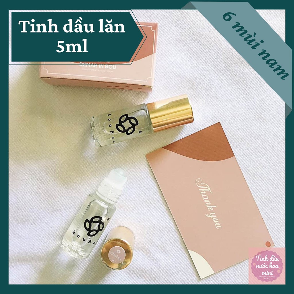 Tinh dầu nước hoa nam dạng lăn nam tính, men, cá tính, lịch lãm, cool ngầu, anh trai mưa 5ml | Nước hoa for men