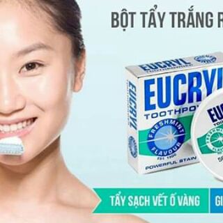 Bột tẩy trắng răng Eucryl Tooth Powder