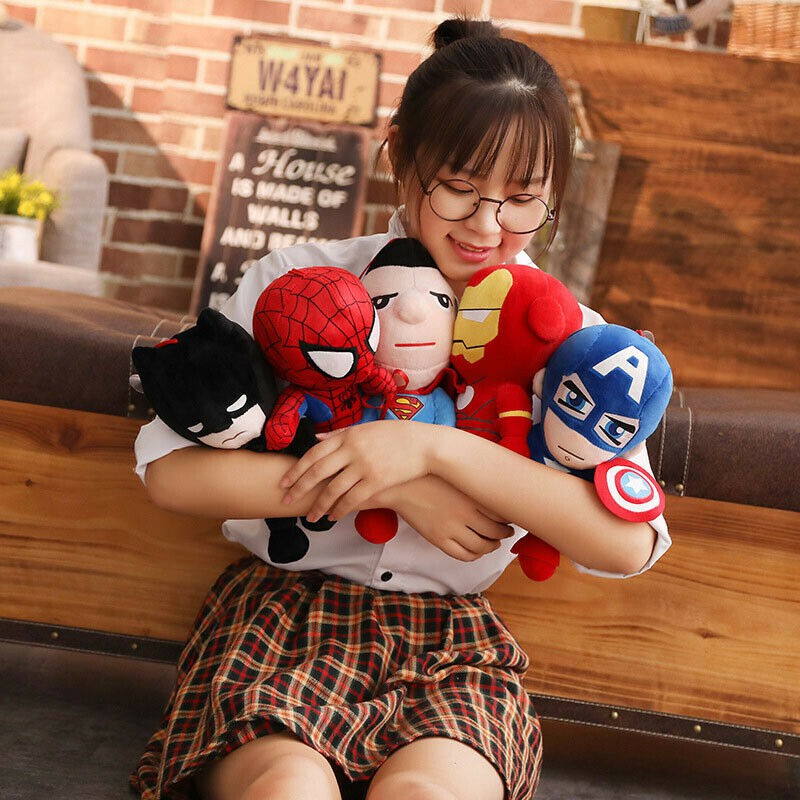 SUPERMAN Búp Bê Nhồi Bông Hình Siêu Anh Hùng 42cm / 62cm