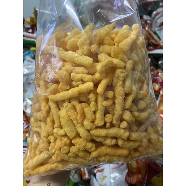1kg snack phô-mai mix sườn nướng que giòn poca