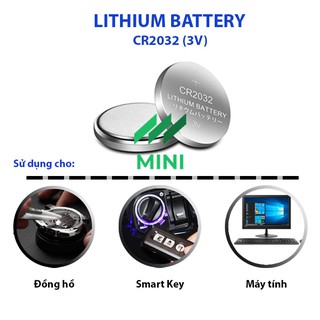 Pin Lithium Battery CR2032 (3V) – Pin CMOS