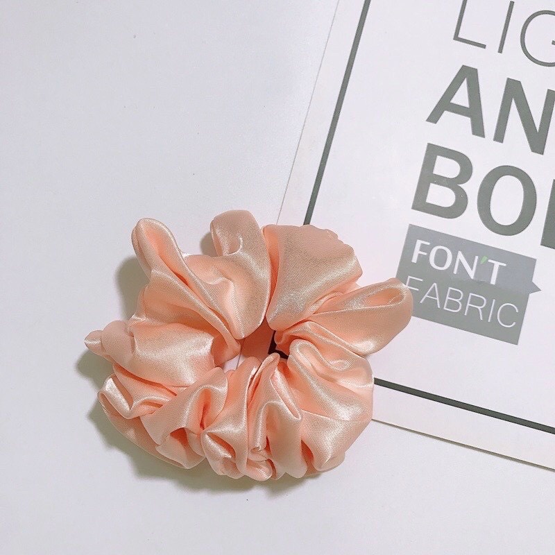 Dây Buộc Tóc Scrunchies  Cột Tóc Scrunchies Phi Bóng Siêu Đẹp