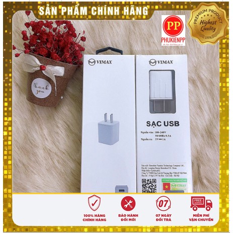 CỦ SẠC VIMAX 1A (VM-CS1A) (CHÍNH HÃNG)