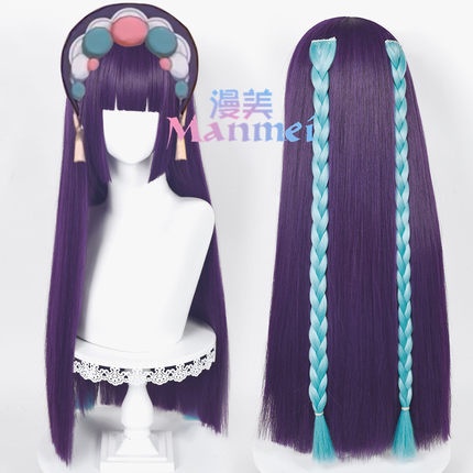 Tóc giả Cosplay các nhân vật trong Genshin Impact hãng Manmei