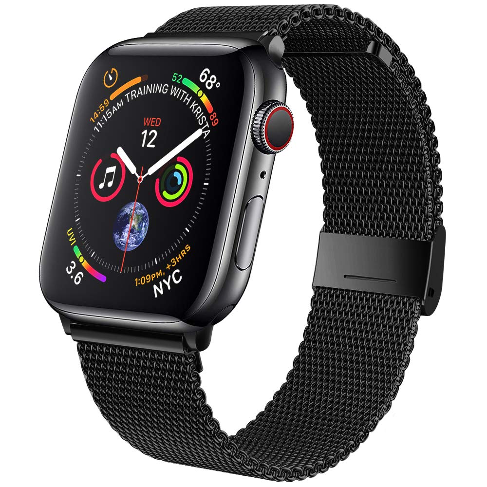 Banda de metal para apple watch 6/se/5/4/3/2/1 38mm 40mm pulseira de relógio de aço inoxidável para iwatch series se/6 42mm 44mm