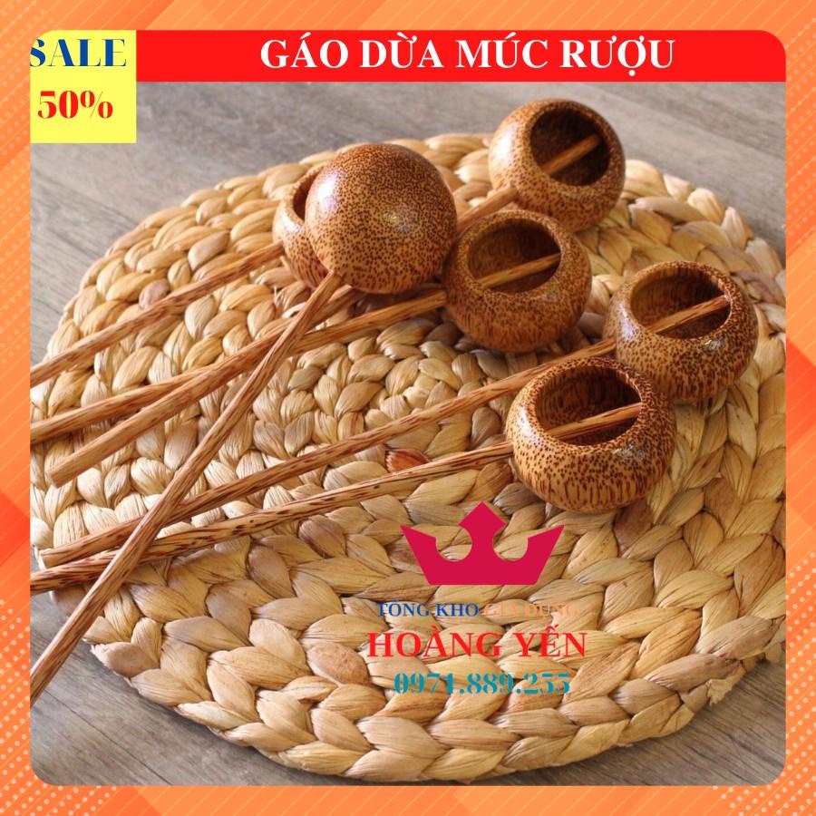 Gáo Dừa Múc Rượu Cao Cấp Dạng Tròn [HÀNG LOẠI 1]