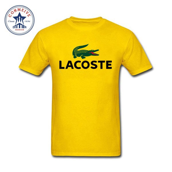 LACOSTE Áo Thun Nam Tay Ngắn In Logo Lacote Thời Trang Trẻ Trungq12