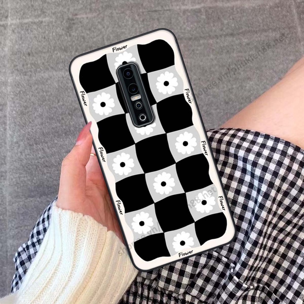 Ốp lưng Vivo V17 Pro ốp điện thoại LineBear, bé tóc xù, hoa siêu đẹp
