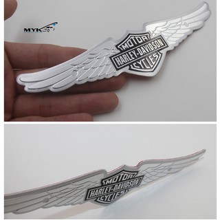 Logo 3D Harley-Davidson Trang Trí oto Myk