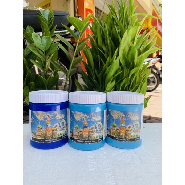 Sơn acrylic nghệ thuật 3D 500ml Ngoài trời