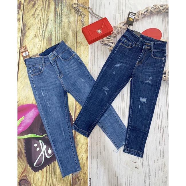 QUẦN JEAN NỮ 9 TẤC LƯNG CAO,CO GIÃN HÀNG QUẢNG CHÂU | BigBuy360 - bigbuy360.vn