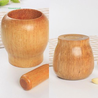 Set chày và cối bằng gỗ chuyên dụng giã gia vị