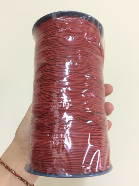 Cuộn thun co giãn màu đỏ loại 1