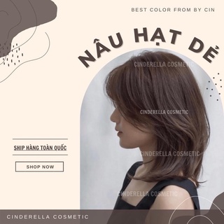 THUỐC NHUỘM TÓC MÀU NÂU HẠT DẺ KHÔNG TẨY ĐỘC QUYỀN (kèm trợ nhuộm, găng tay)