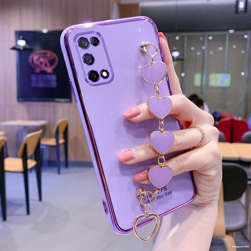 Ốp Điện Thoại  Cho Samsung A34 A24 A13 A23 A53 A73 A52 A52S A32 A33 A12 A22 A71 A51 A31 A04S A03S A02S Có Vòng Đeo Tay Sang Trọng