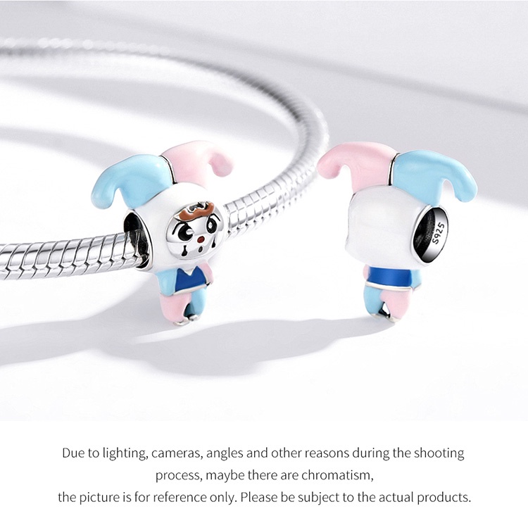 Hạt xỏ BAMOER Sc1939 bằng bạc 925 6 kiểu họa tiết hoạt hình dễ thương