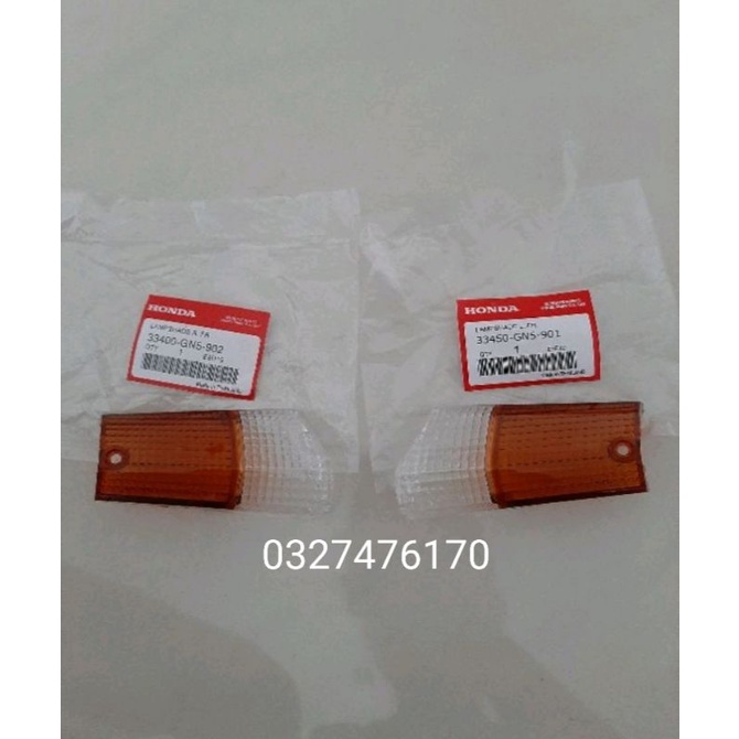 Cặp nắp, chụp võ đèn xi nhan trước xe DREAM thái zin honda