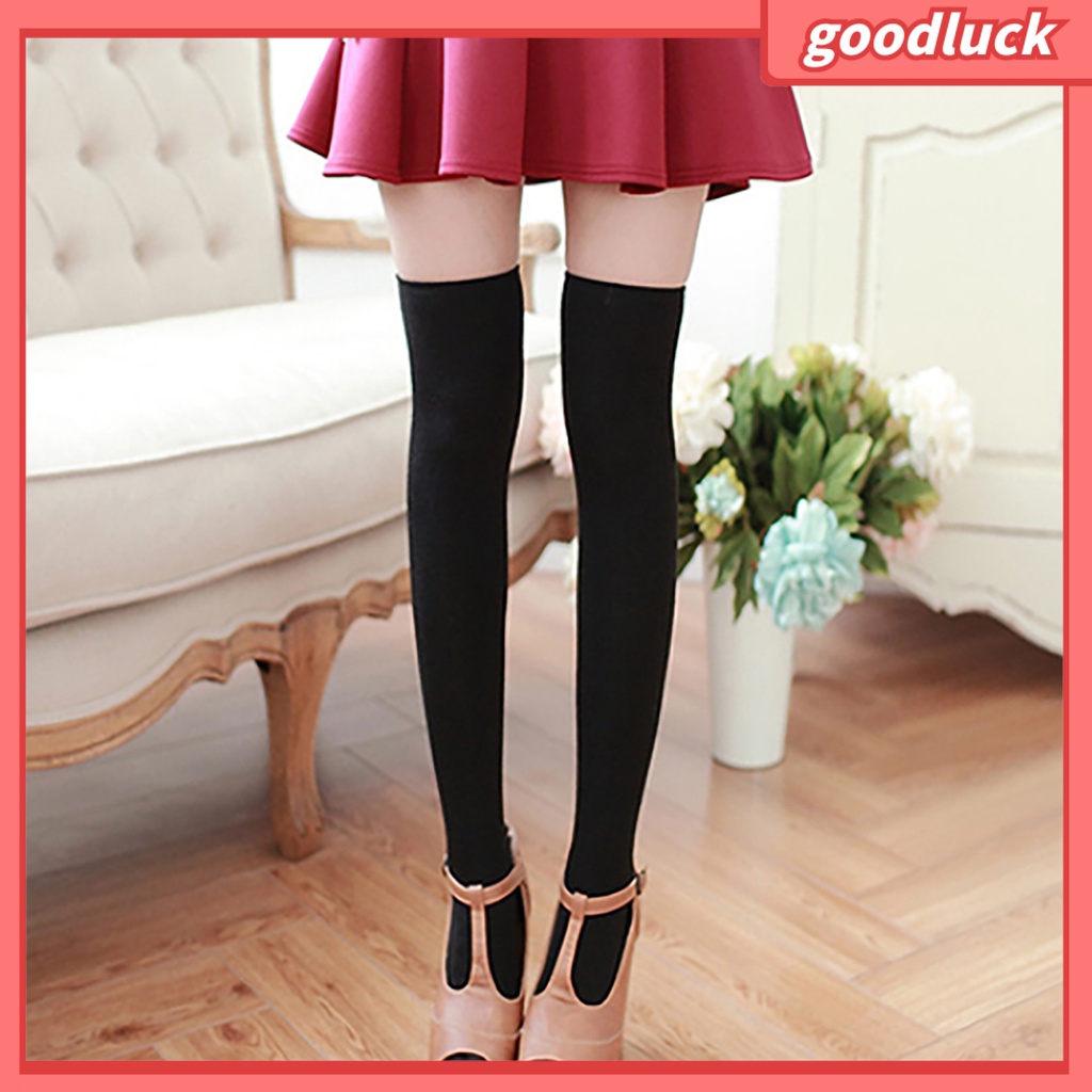 1 Đôi Vớ Dài Bằng Cotton Phong Cách Nhật Bản Quyến Rũ Cho Nữ
