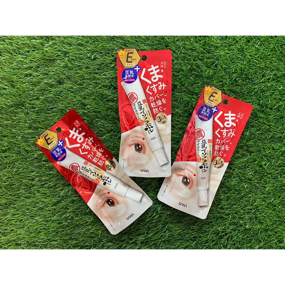 Kem mắt Sana Namerakahonpo 3 in 1