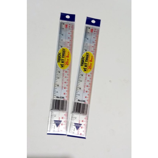 thước (20cm) thương hiệu winQ combo 2 cây