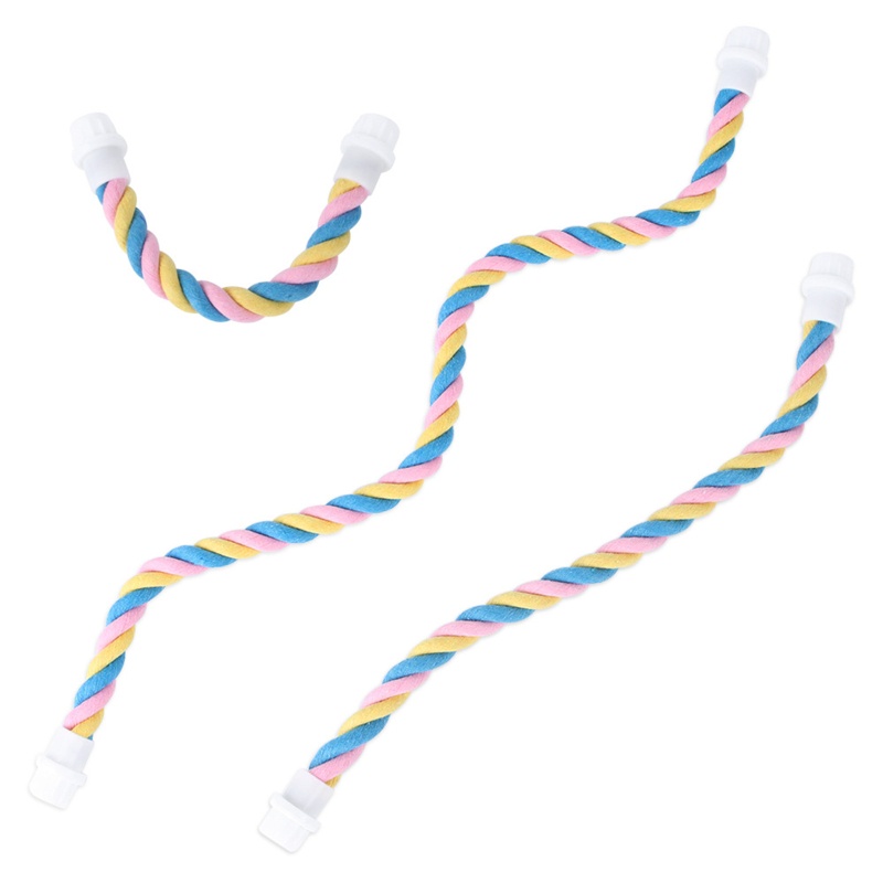 Dây Thừng Leo Trèo Hình Chữ U Đứng Bằng Cotton Dành Cho Chim Vẹt