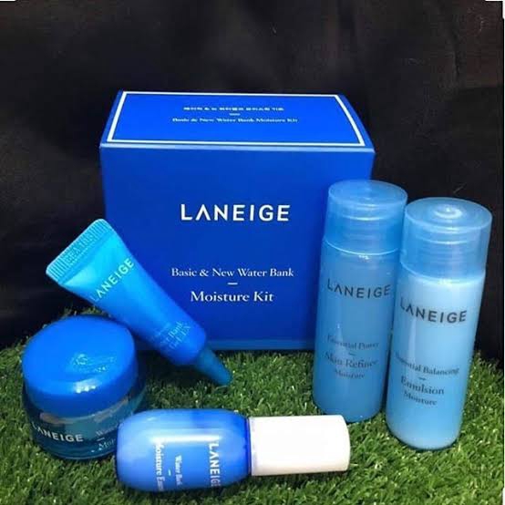 Laneige (hàng Mới Về) Bộ 5 Sản Phẩm Dưỡng Ẩm Cho Da Khô Và Cơ Thể