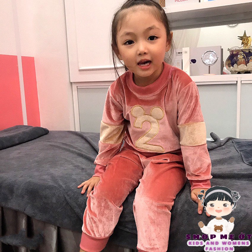 Hàng đẹp loại I Bộ nỉ nhung cho bé trai bé gái siêu mềm mịn co giãn 4 chiều, không rụng lông, ấm áp thời trang