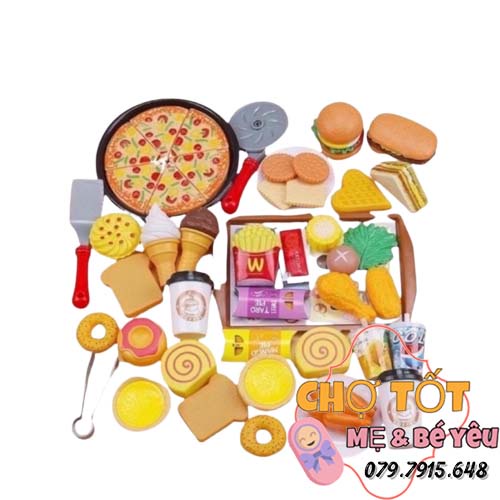 Bộ Đồ Chơi Nấu Ăn Dimsum 88 Chi Tiết Cho Bé thoả sức chế biến cho các đầu bếp tương lai