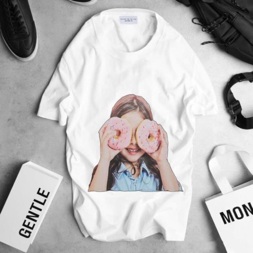 ÁO THUN NAM NỮ ADLV ÁO PHÔNG NAM NỮ ADLV BABY GIRL DONUT UNISEX TAY LỠ
