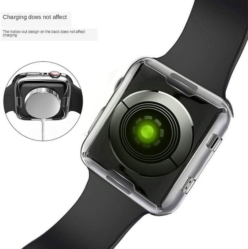 Ốp bảo vệ màn hình đồng hồ Apple Watch 38mm 42mm 40mm 44mm Series 6 5 4 3 2 1 6 SE