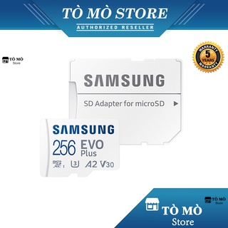 Hình ảnh Thẻ nhớ MicroSD Samsung Evo Plus 256GB + Adapter - Bảo hành 5 năm chính hãng
