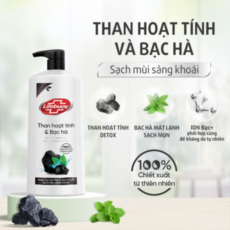 SỮA TẮM LIFEBUOY DETOX MATCHA VÀ KHỔ QUA 800GR
