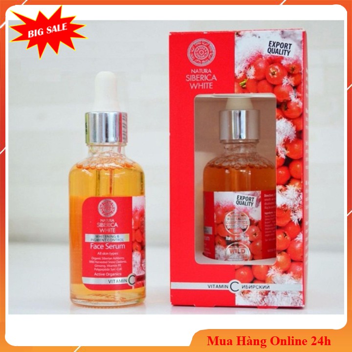 Serum dưỡng da 💖𝑭𝑹𝑬𝑬𝑺𝑯𝑰𝑷💖 Serum dưỡng trắng da,chống lão hóa da chuyên sâu Natura Siberica