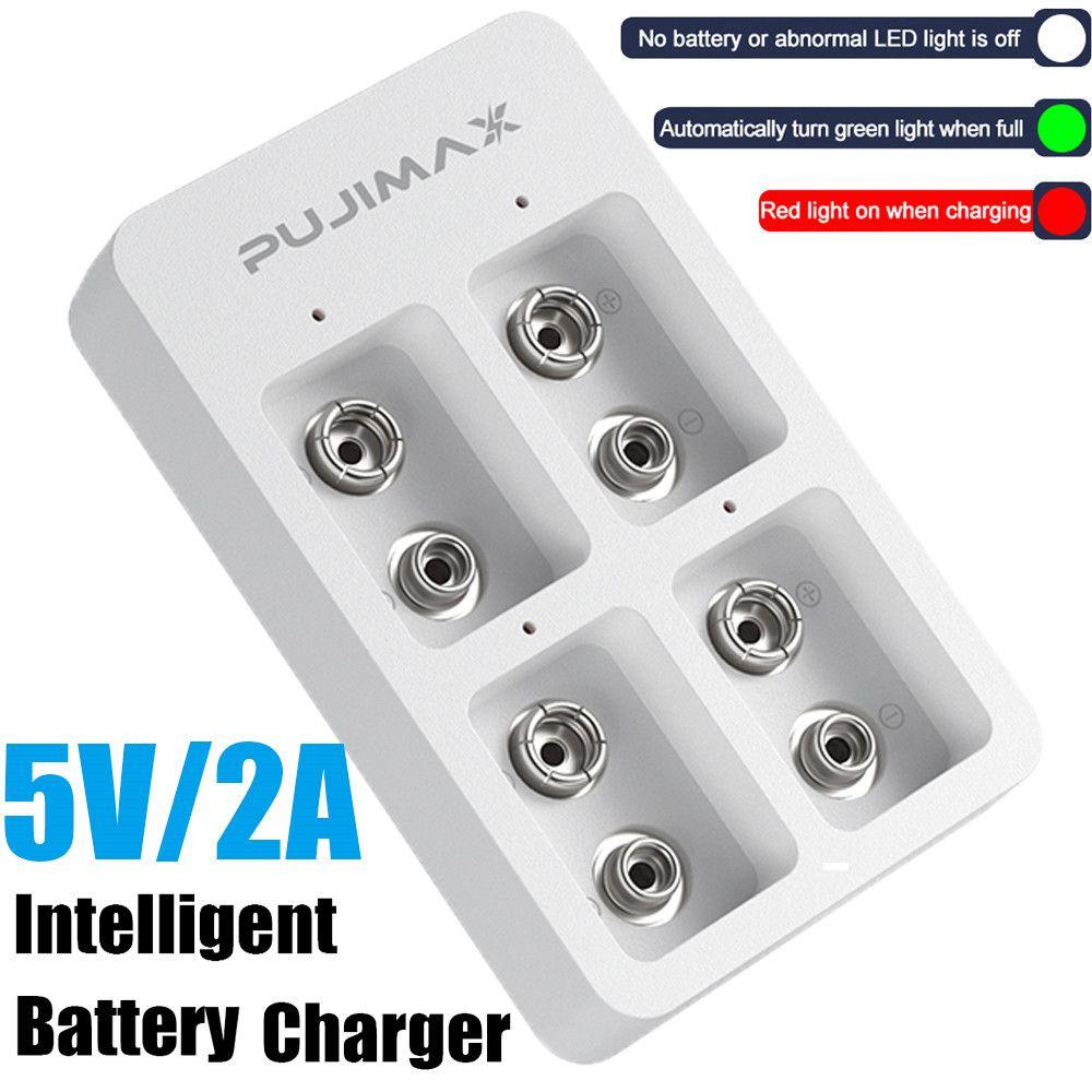 BTLIMER Đế Sạc Pin Nhanh Thông Minh Cho Pin Li-ion 9V 6F22 Ni-MH / Ni-Cd / Li-ion