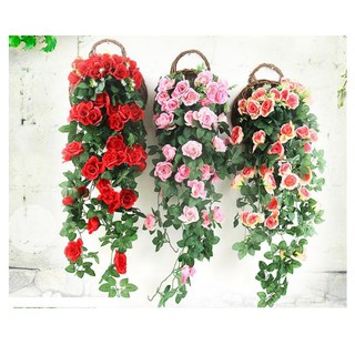 1 chùm hoa giả Hoa nhân tạo cho tiệc cưới Trang trí nhà - hoa rũ