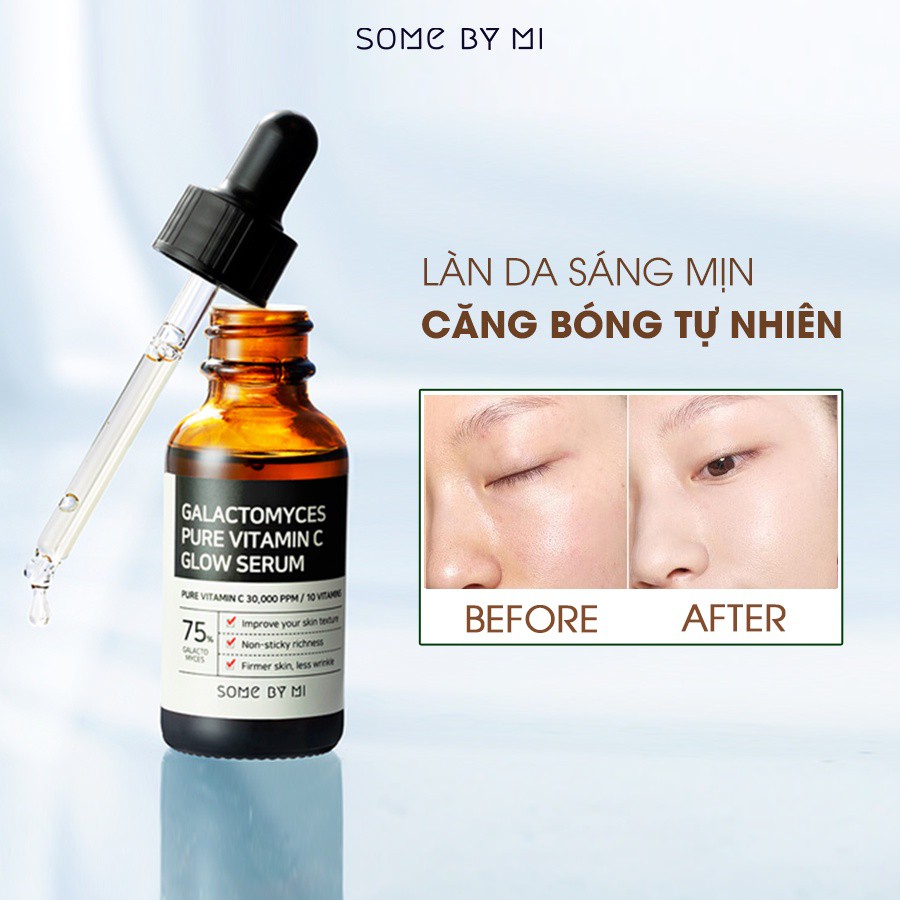 Tinh Chất Dưỡng Trắng, Chống Lão Hóa Sáng Mịn Da Some By Mi Galactomyces Vitamin C 30ml