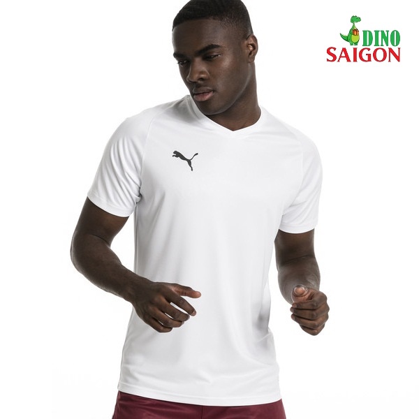 Áo thun thể thao nam Puma Liga Core (màu White) - Hàng chính hiệu