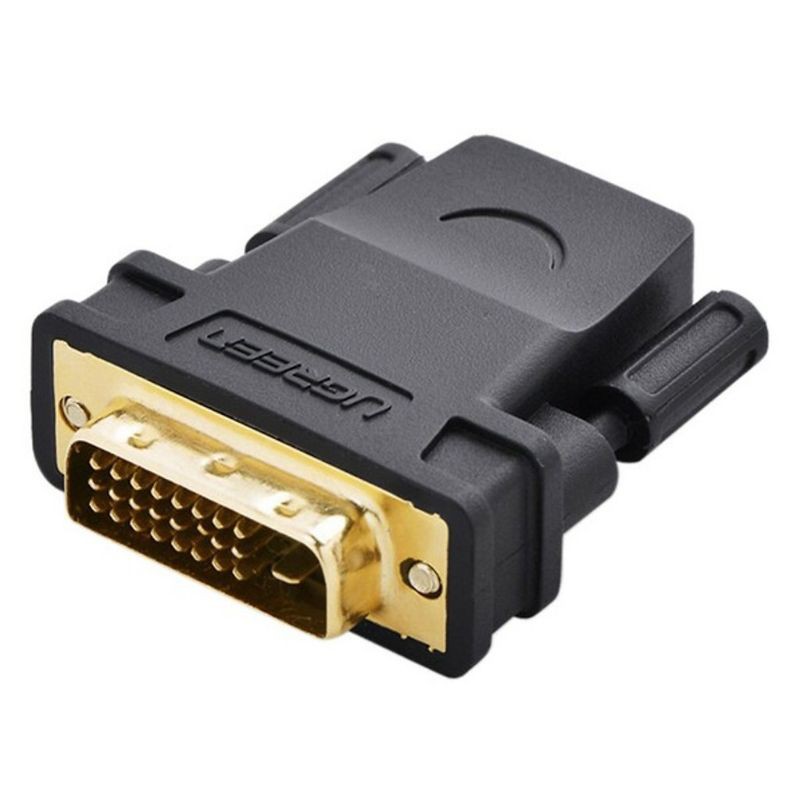 Đầu chuyển DVI (24+1) to HDMI (cái) Ugreen 20124 Hàng Chính Hãng