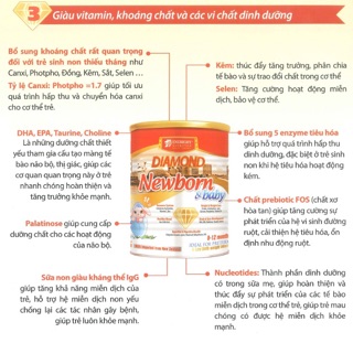 Sữa Diamond Newborn & Baby 400mg