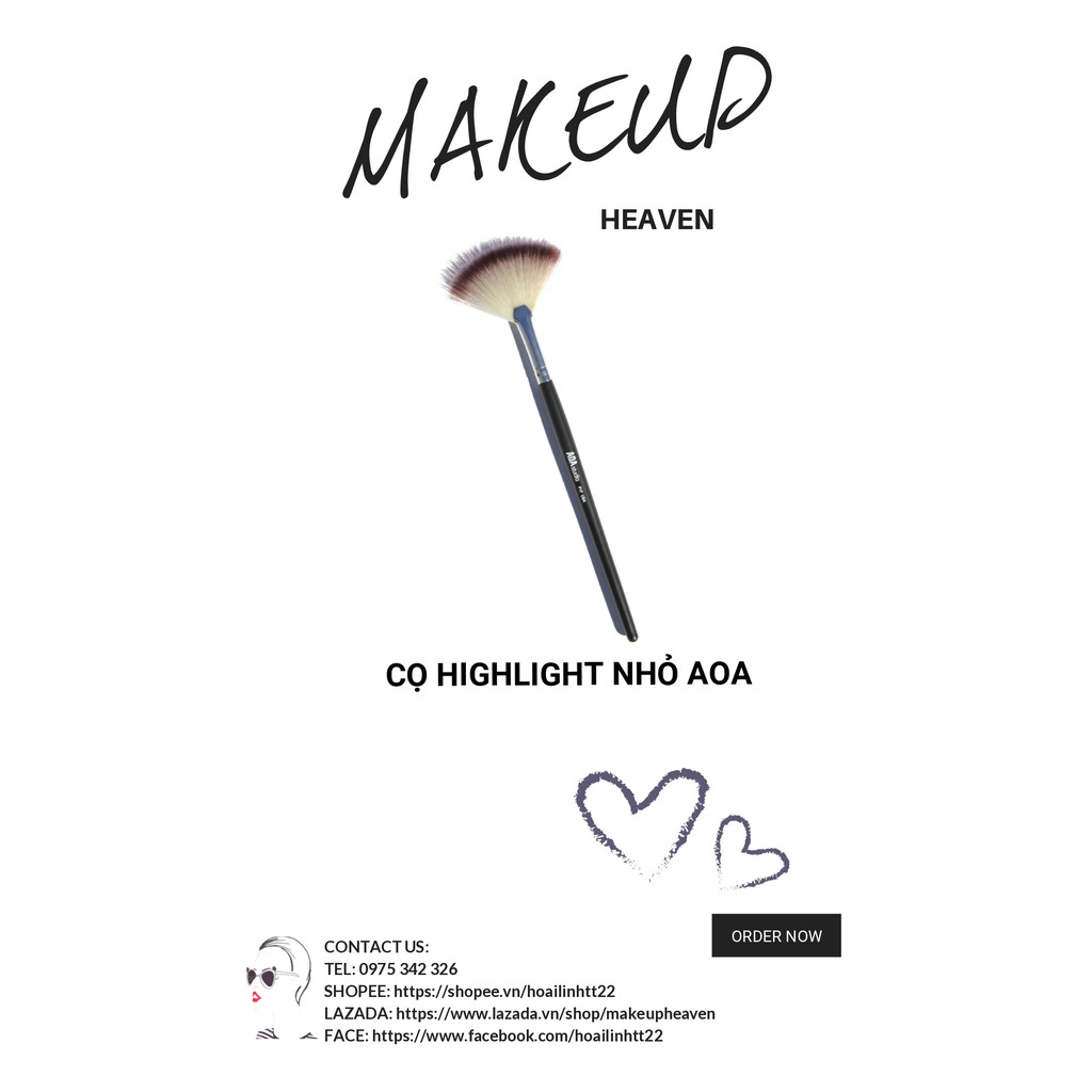 [CÓ SẴN VIDEO] Cọ highlight nhỏ AOA