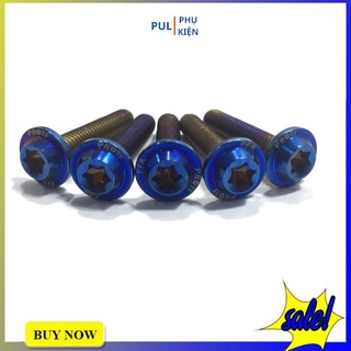 Ốc titan proti 6li30 đầu dù giá 1 con gắn trang trí làm đẹp xe