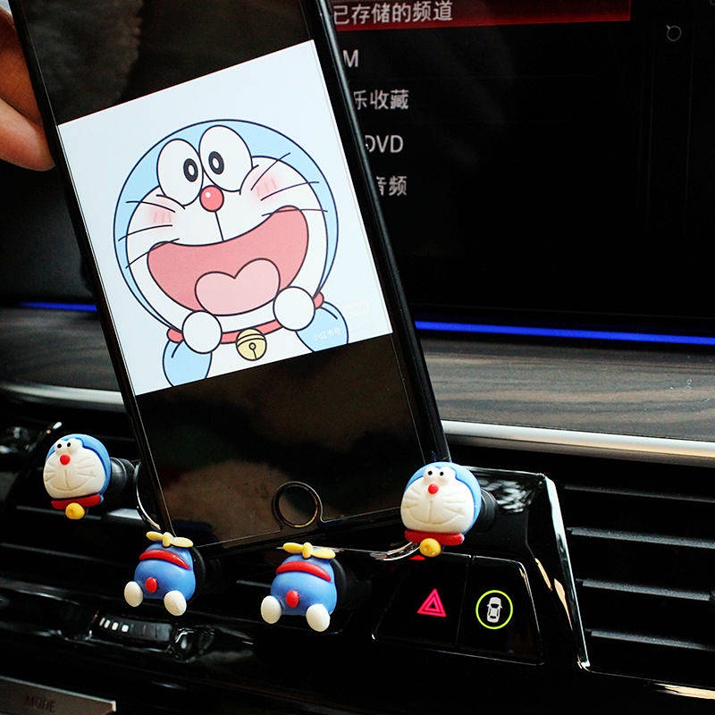 Giá đỡ điện thoại gắn lỗ thông gió xe hơi cao cấp kiểu dáng hoạt hình dễ thương