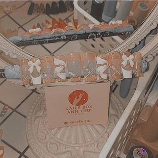 Nailbox thiết kế - Nailbox charm nơ