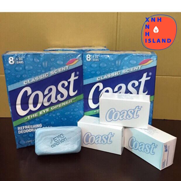 Xà phòng Khử Mùi & Làm Sạch Da Coast Deodorant Soap Mỹ - 113g