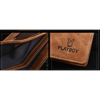 Ví Da Nam Playboy màu đen VDN01