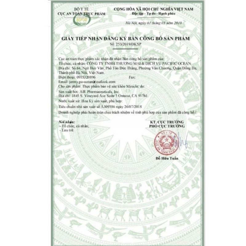 [CHÍNH HÃNG] VIÊN UỐNG MIRACLE | BigBuy360 - bigbuy360.vn