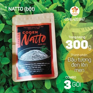 COMBO 3 GÓI Natto đậu tương đen lên men (dạng bột) – Chuẩn giá cty