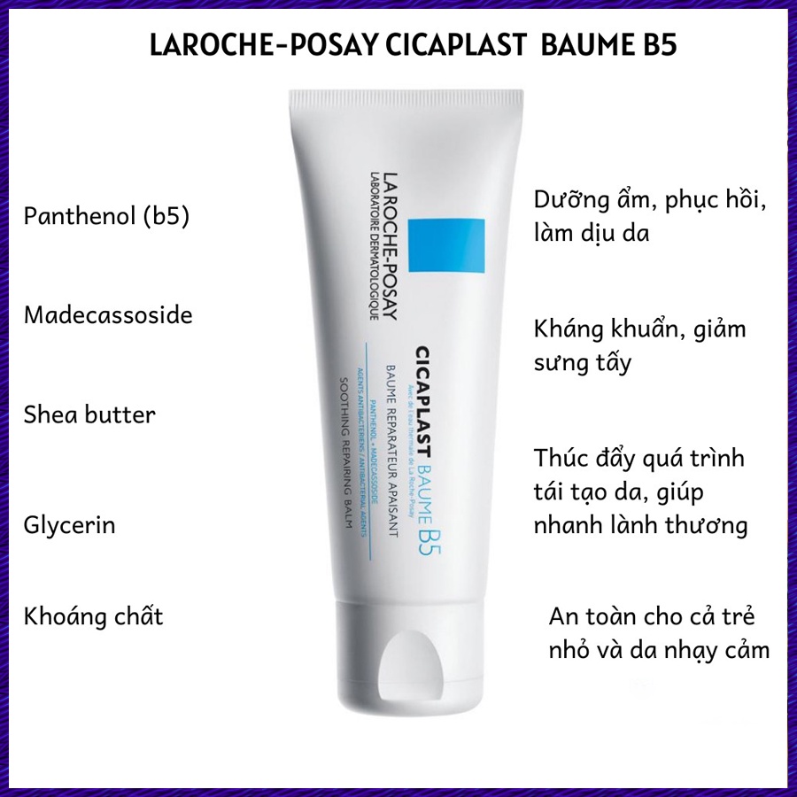 Kem Dưỡng Làm Dịu Và Phục Hồi Làn Da Cicaplast Baume B5 Soothing Repairing Balm - 40ml